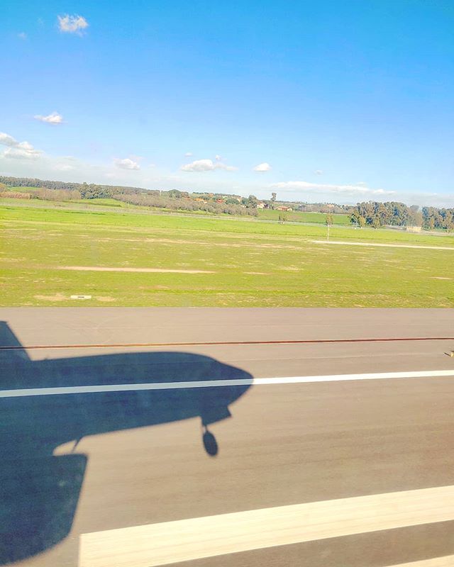 Touch down••• #rome #fiumicino #landing #airplane #travel #travelling # #traveler #instatravel #instago #wanderlust #trip #crew #photooftheday #lifeofadventure #instapassport #instatraveling #mytravelgram #travelgram #travelingram #igtravel #instalife #ig_worldphoto #traveling #travelblog #instago #travelstoke